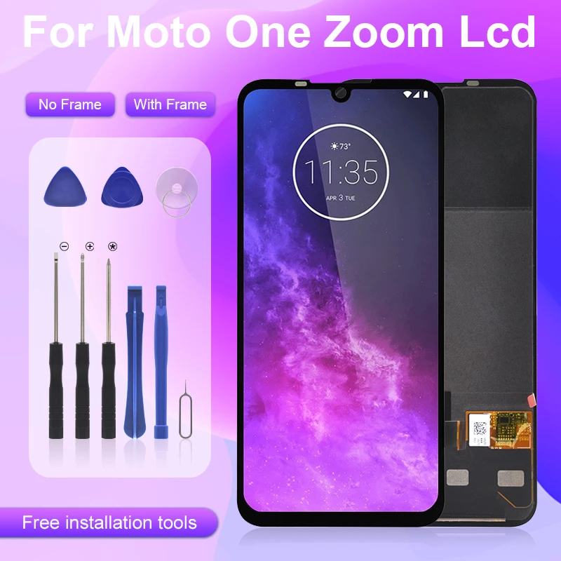 5,5 Дюймов для Motorola Moto One Power Lcd сенсорный экран Дигитайзер в сборе для Moto P30 Примечание Дисплей с инструментами Бесплатная доставка