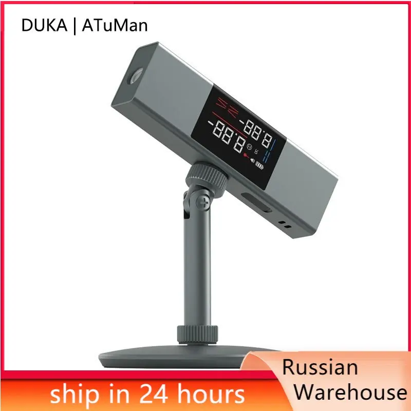 DUKA ATuMan LI1 Лазерный Измеритель Угла Литья Измерительный Инструмент Транспортир Цифровой Инклинометр 2 в 1 Угломер