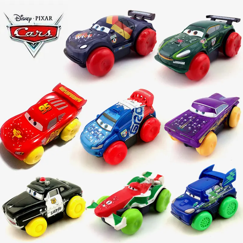 Disney Pixar Cars Молния Маккуин Мэтр Рамон Двойного назначения на суше и воде 1:55 пластиковые Автомобили, Отлитые под давлением, Игрушки для Мальчиков, Подарок