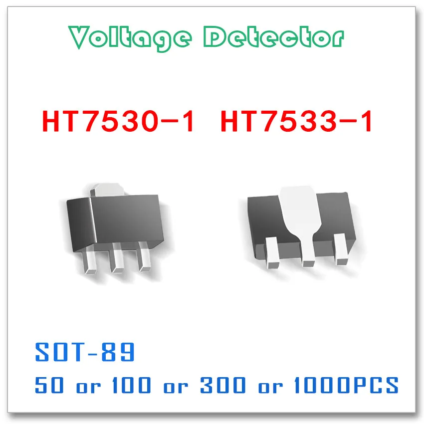 SOT-89 HT7530-1 HT7533-1 HT7536-1 50ШТ 100ШТ 300ШТ 1000ШТ ht7530 HT7536 HT7533 smd Детектор Напряжения Оригинальный Высокое качество
