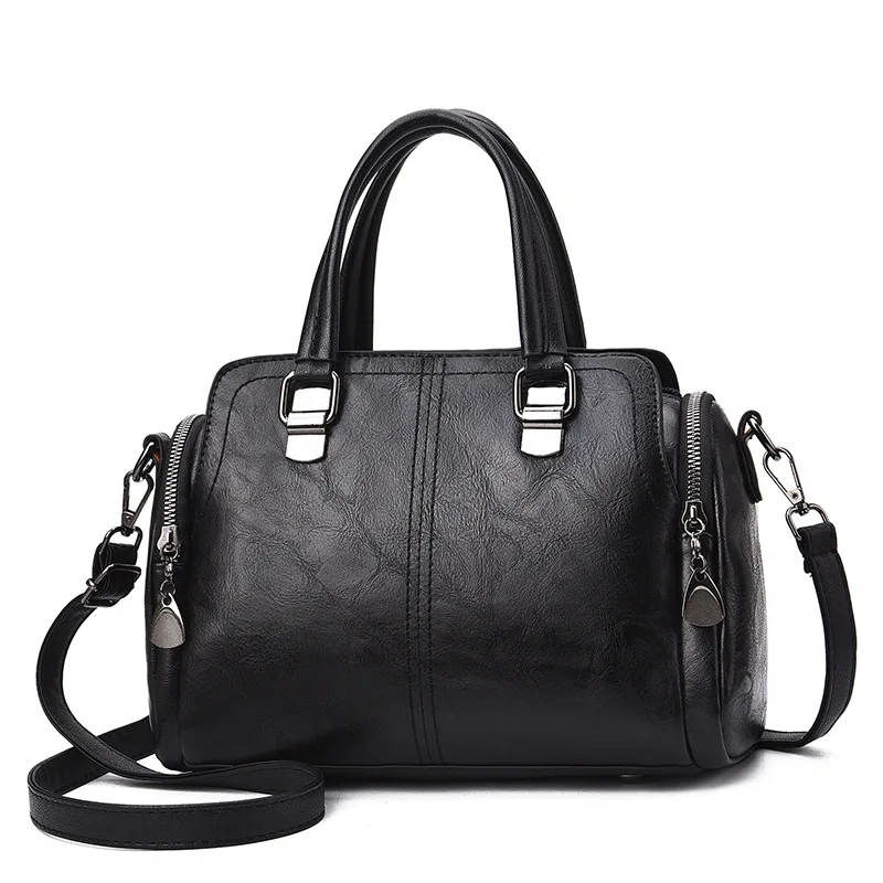 VKJF женская сумка 2023, новая модная сумка, большая вместительность, сумки через плечо из мягкой кожи для мамы, сумка через плечо, сумочка Изображение 0 