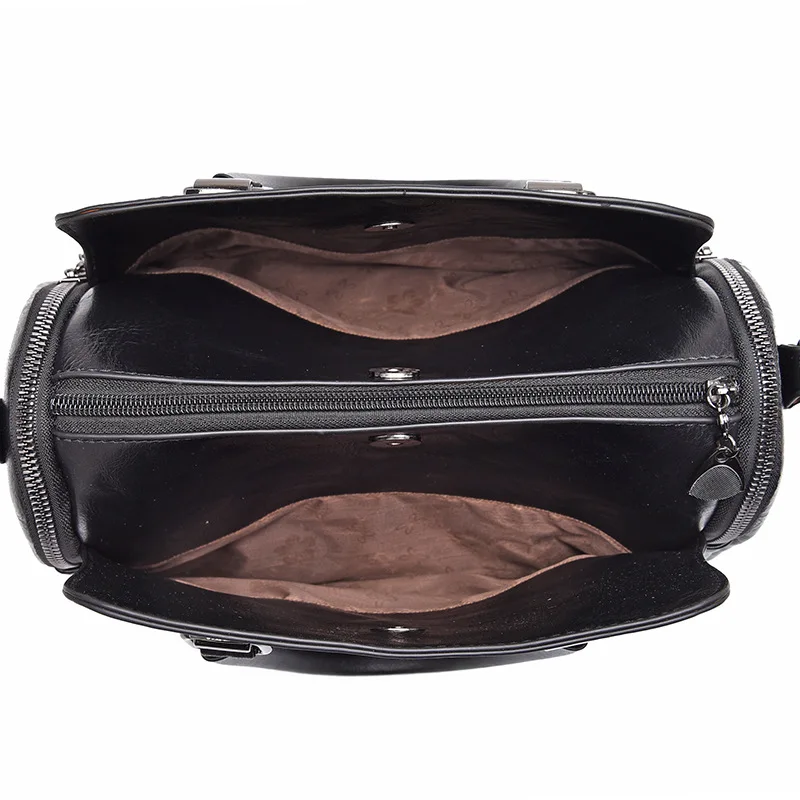 VKJF женская сумка 2023, новая модная сумка, большая вместительность, сумки через плечо из мягкой кожи для мамы, сумка через плечо, сумочка Изображение 3 