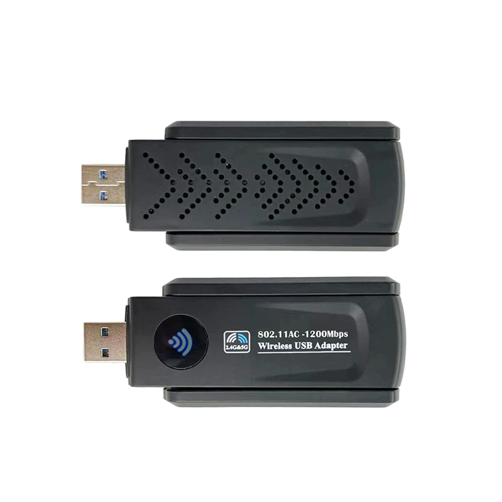 WiFi USB 3.0 адаптер 1200 Мбит /с двухдиапазонный 2,4 ГГц/ 5 ГГц Wifi Usb для настольного компьютера, сетевой карты ноутбука, беспроводного приемника