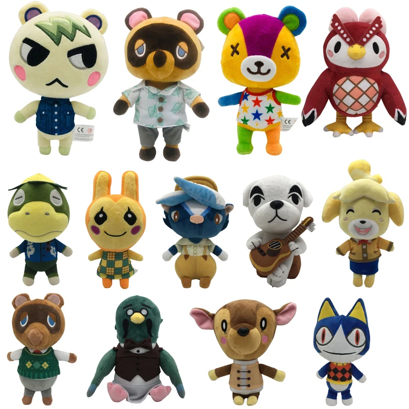 Игра Animal Crossing Плюшевые Куклы Animals Bob Stitches Owlette KK Moe Marshal Raymond Plushies Детские Подарки Игрушка SA3407