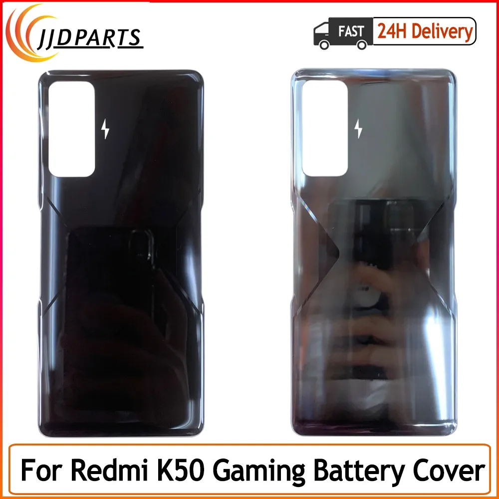 Корпус Для Xiaomi Redmi K50 Gaming Крышка Батарейного Отсека Задняя Дверь Задний Корпус Запасные Части K50 Gaming 21121210C Задняя Стеклянная Крышка