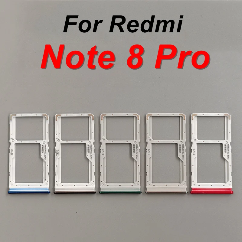 Лотки Для SIM-карт Для Xiaomi Redmi Note 8 Pro Держатель Слота SIM-карты Замена Адаптера Для Note8 Pro 2015105 M1906G7I M1906G7G