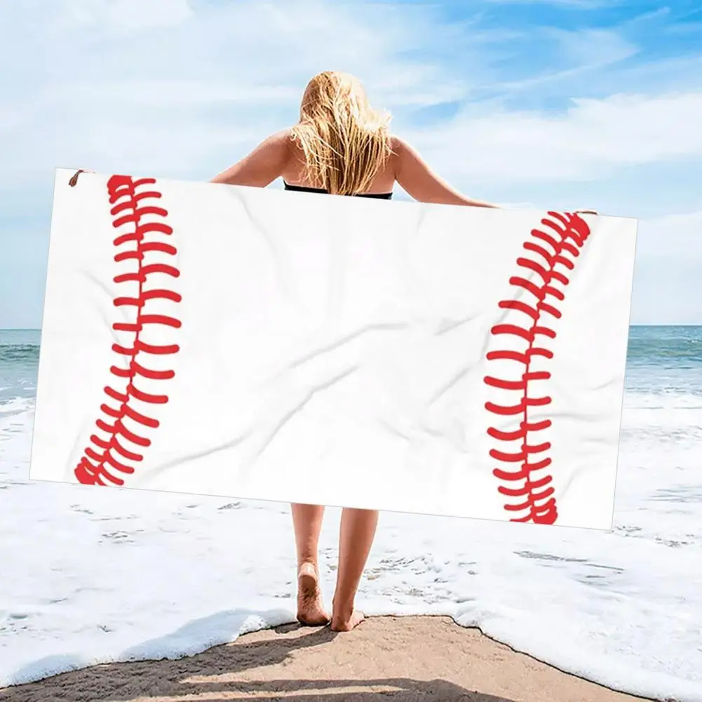 Пляжное полотенце Моющееся уличное полотенце Яркие цвета Украшают Легкое Очень большое пляжное полотенце Изображение 3 