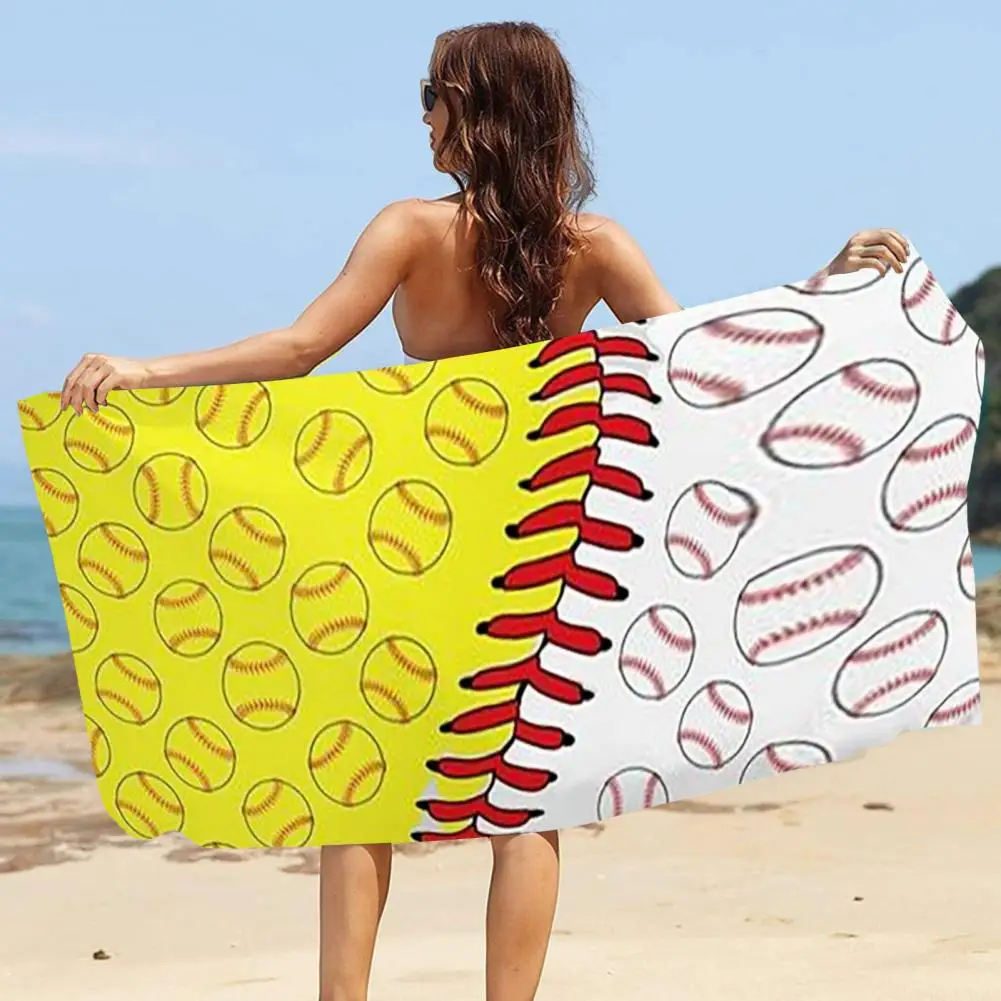 Пляжное полотенце Моющееся уличное полотенце Яркие цвета Украшают Легкое Очень большое пляжное полотенце Изображение 4 
