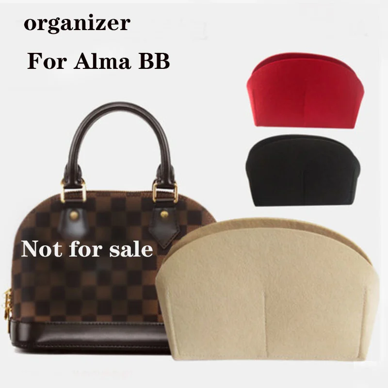 Подходит для Alma BB, Органайзер для сумок-вкладышей, органайзер для косметики, внутренний кошелек для путешествий, портативный формирователь косметической основы, органайзер для раковин.