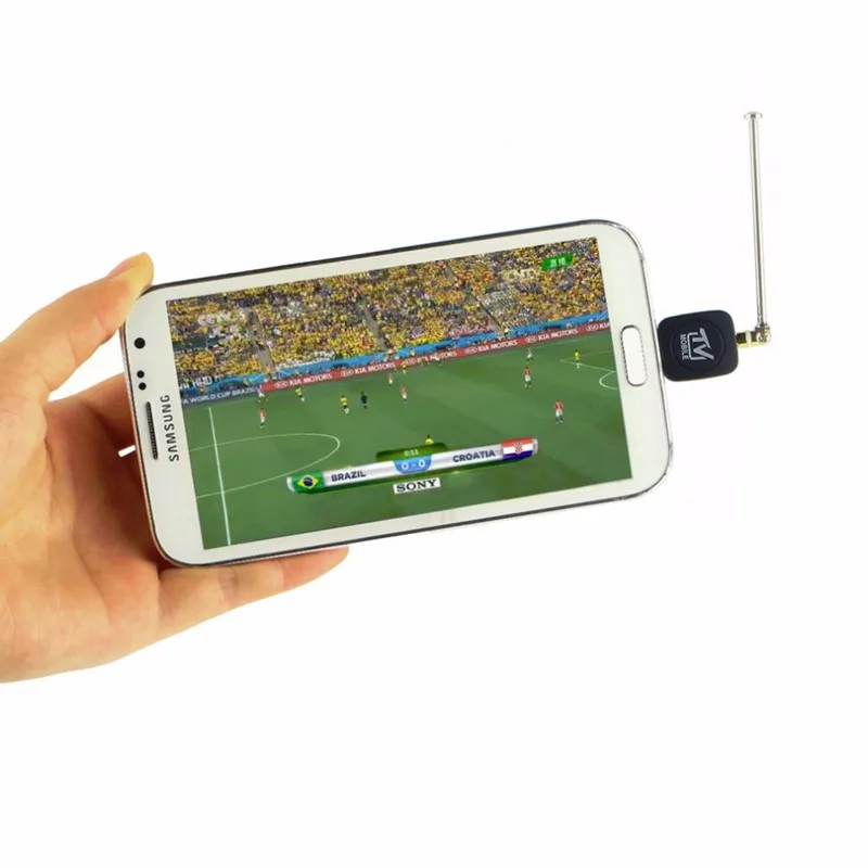 Приемник цифрового мобильного ТВ-тюнера Mini Micro USB DVB-T для Android 4.1 Выше