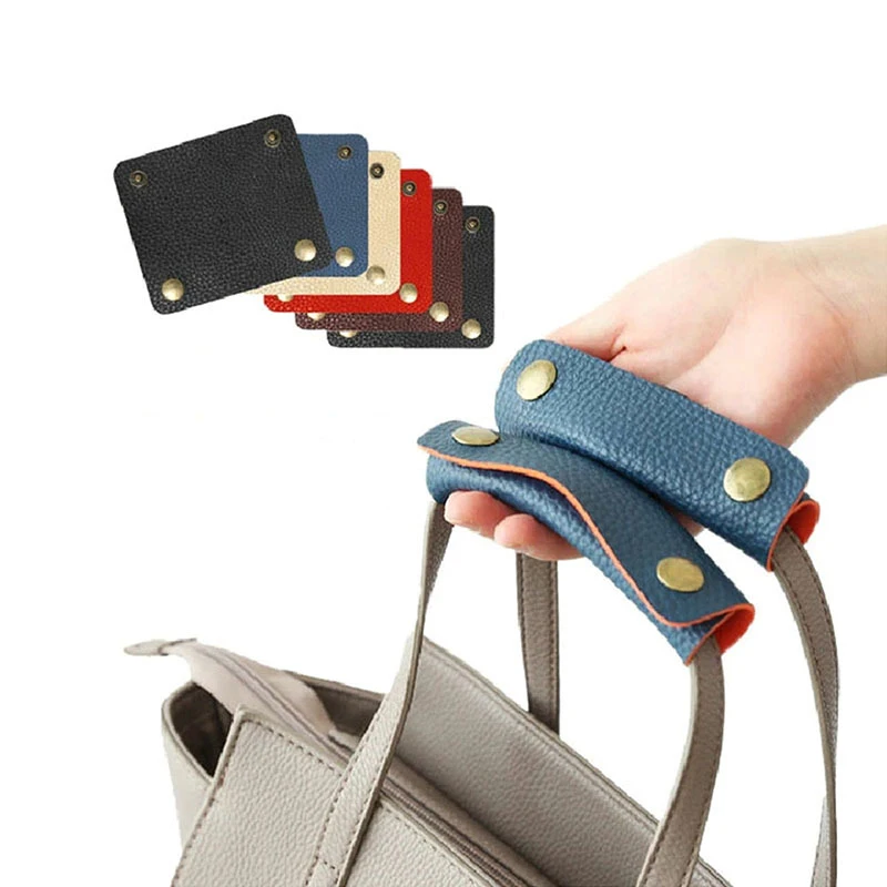 Ручка для багажа из искусственной кожи, сумка с наплечным ремнем, коляска, противоударный кожаный чехол, ручка для сумки, Защитная ручка для багажа, чемодан