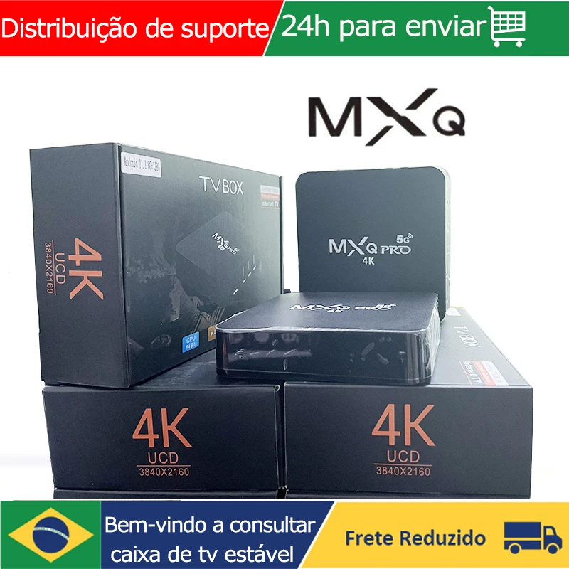 Самый дешевый MXQ Pro Smart TV Box Android 7.0 Rockchip Медиаплеер 1gb 8gb 2.4g Wifi Телеприставка Бесплатная Доставка