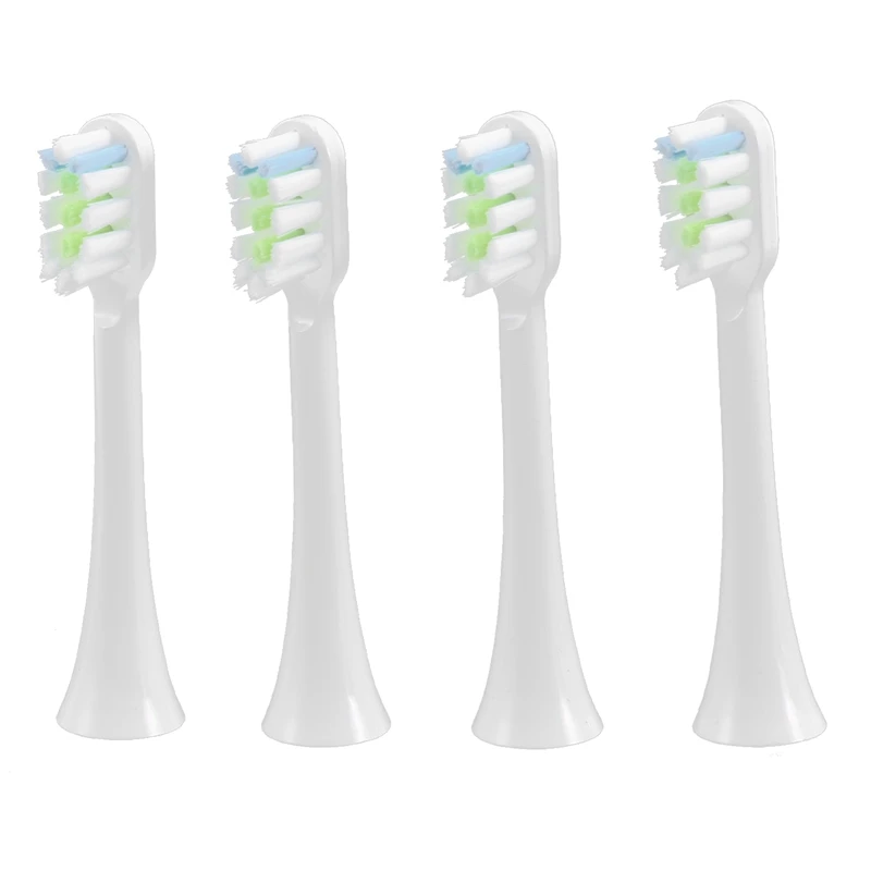Сменные головки зубных щеток 8шт для Xiaomi SOOCAS V1X3/X3U X1/X3/X5, головки электрических зубных щеток белого цвета