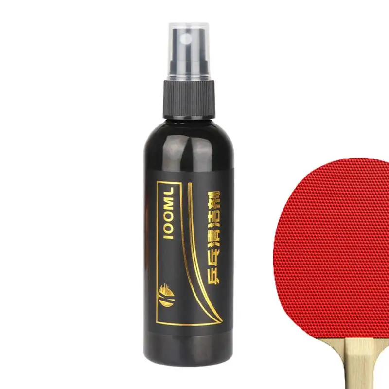 Средство для чистки ракеток для настольного тенниса, моющее средство для ракеток для настольного тенниса, 100 МЛ, спрей для очистки резины для пинг-понга, эффективная чистящая жидкость