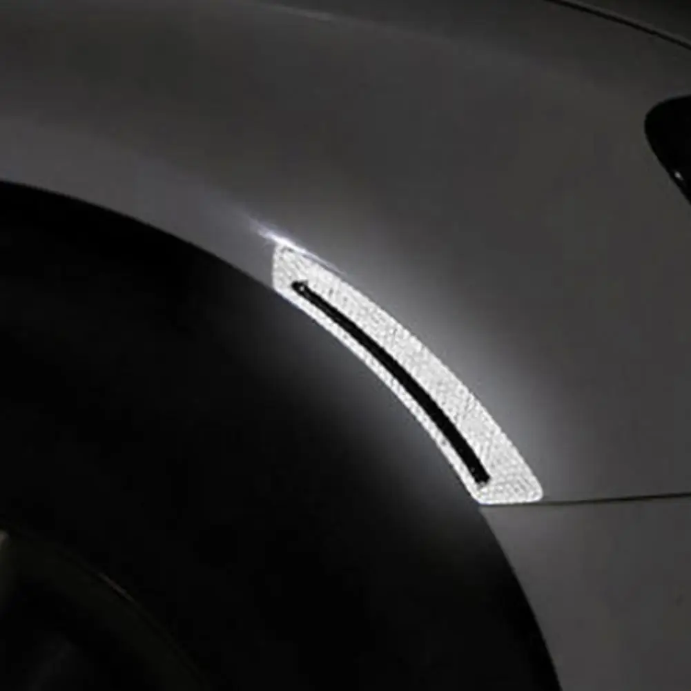 Удобное автомобильное колесо для бровей с защитой от царапин, универсальная глянцевая наклейка на крыло для бровей на автомобильном колесе, предупреждение о наклейке на крыло автомобиля